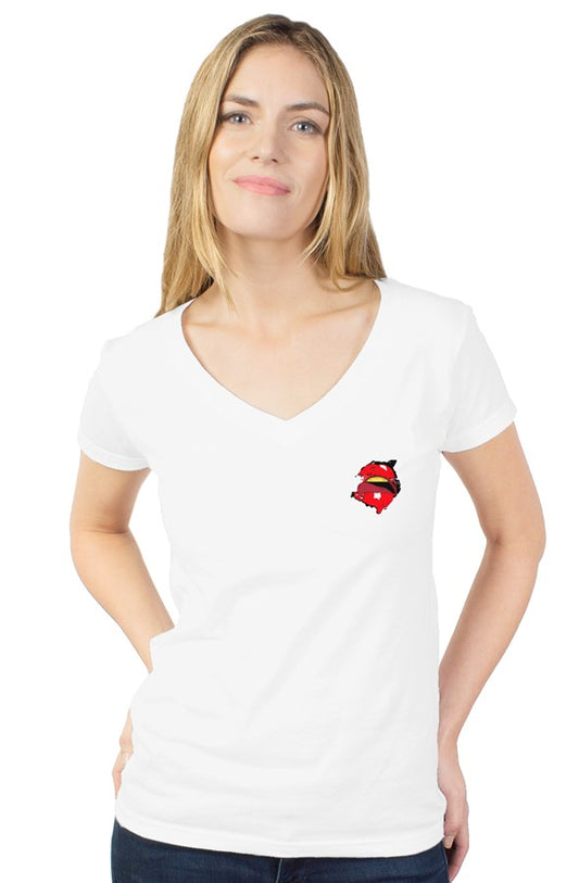 Womens tultex v neck