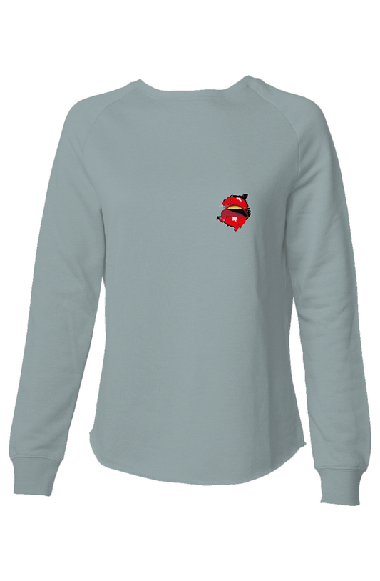 Womens Lightweight Wash Sweatshirt