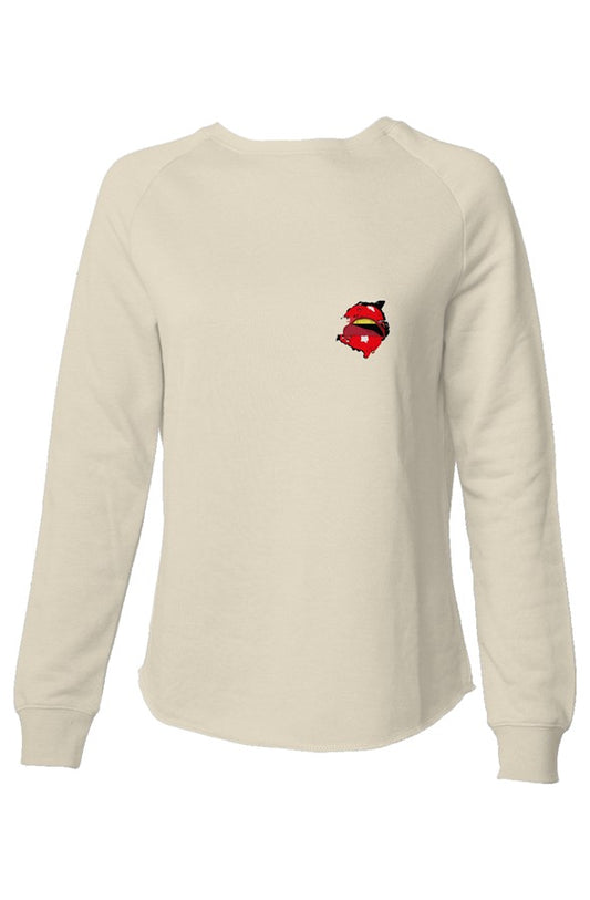Womens Lightweight Wash Sweatshirt