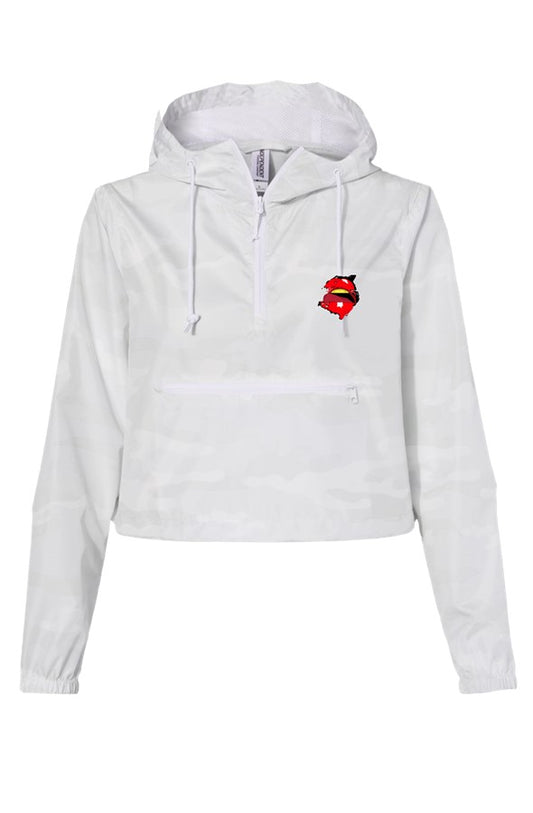 Lightweight Pullover Crop Windbreaker