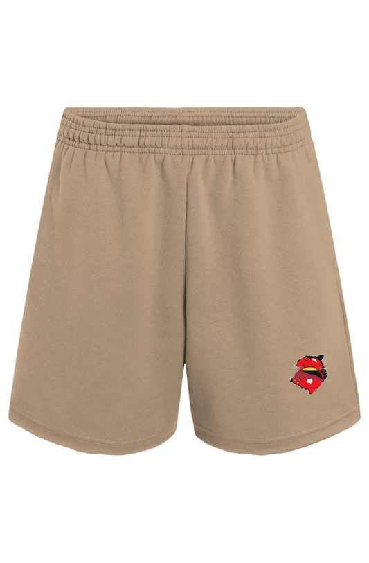 Womens Cutoff Fleece Shorts