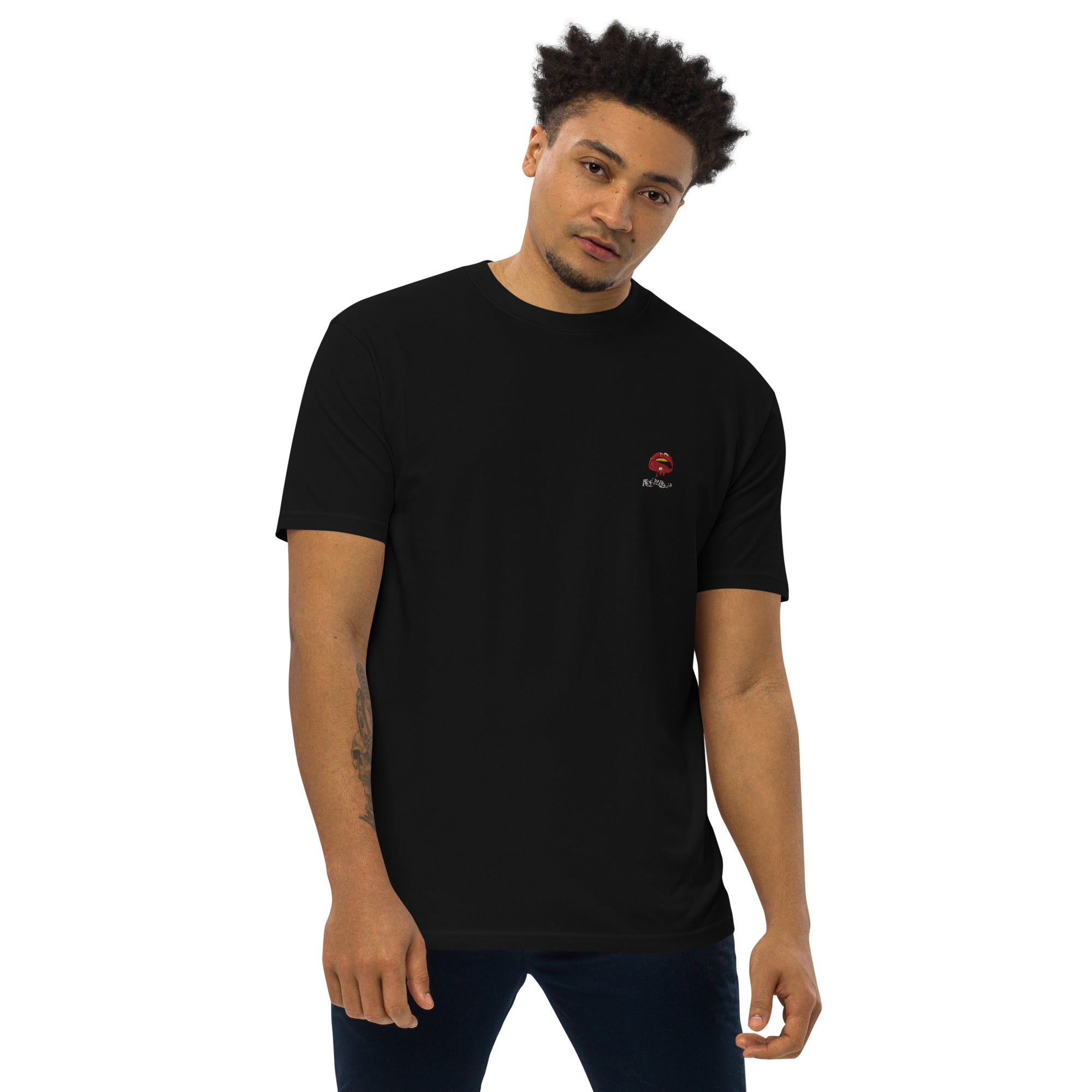 Full Logo Men’s premium heavyweight tee