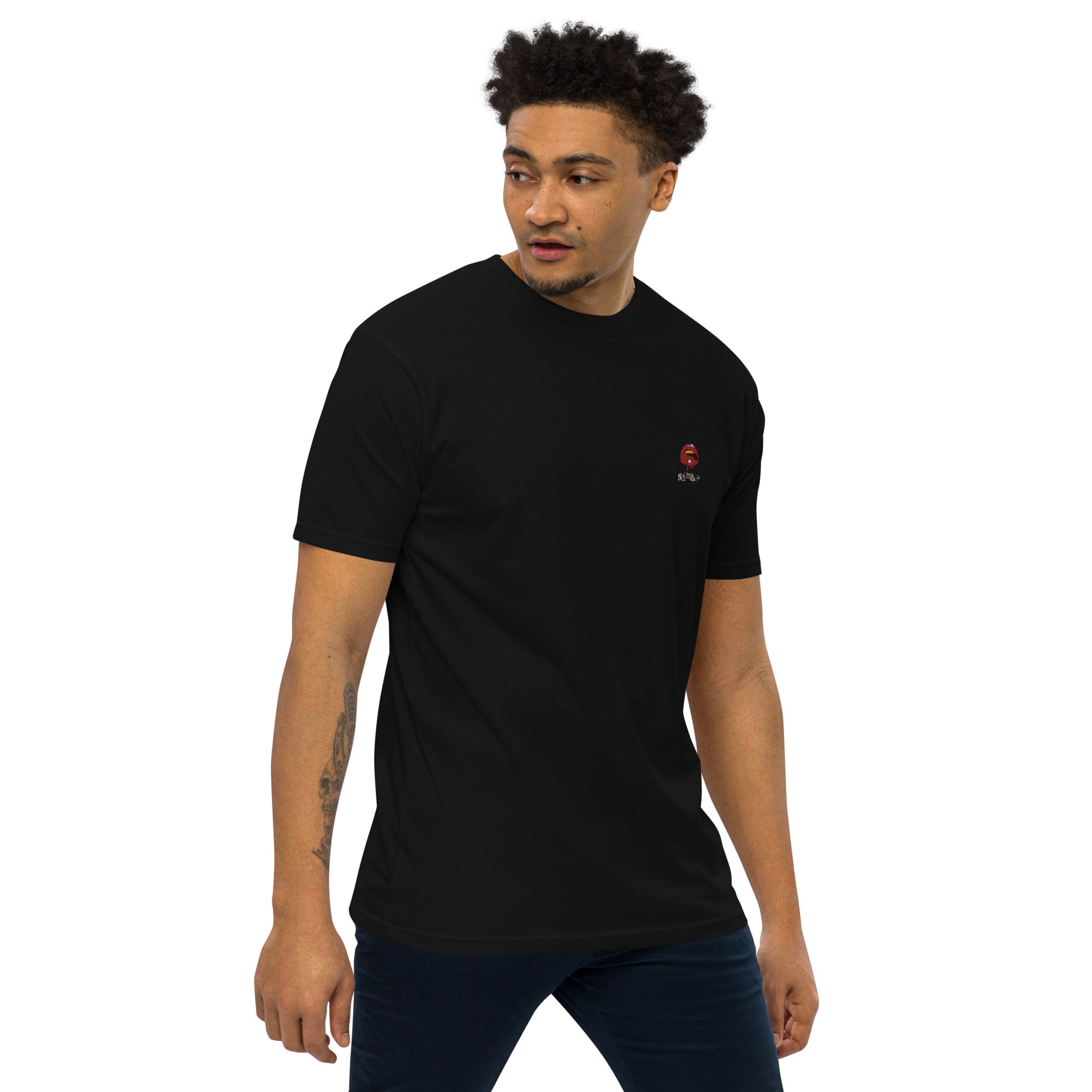 Full Logo Men’s premium heavyweight tee