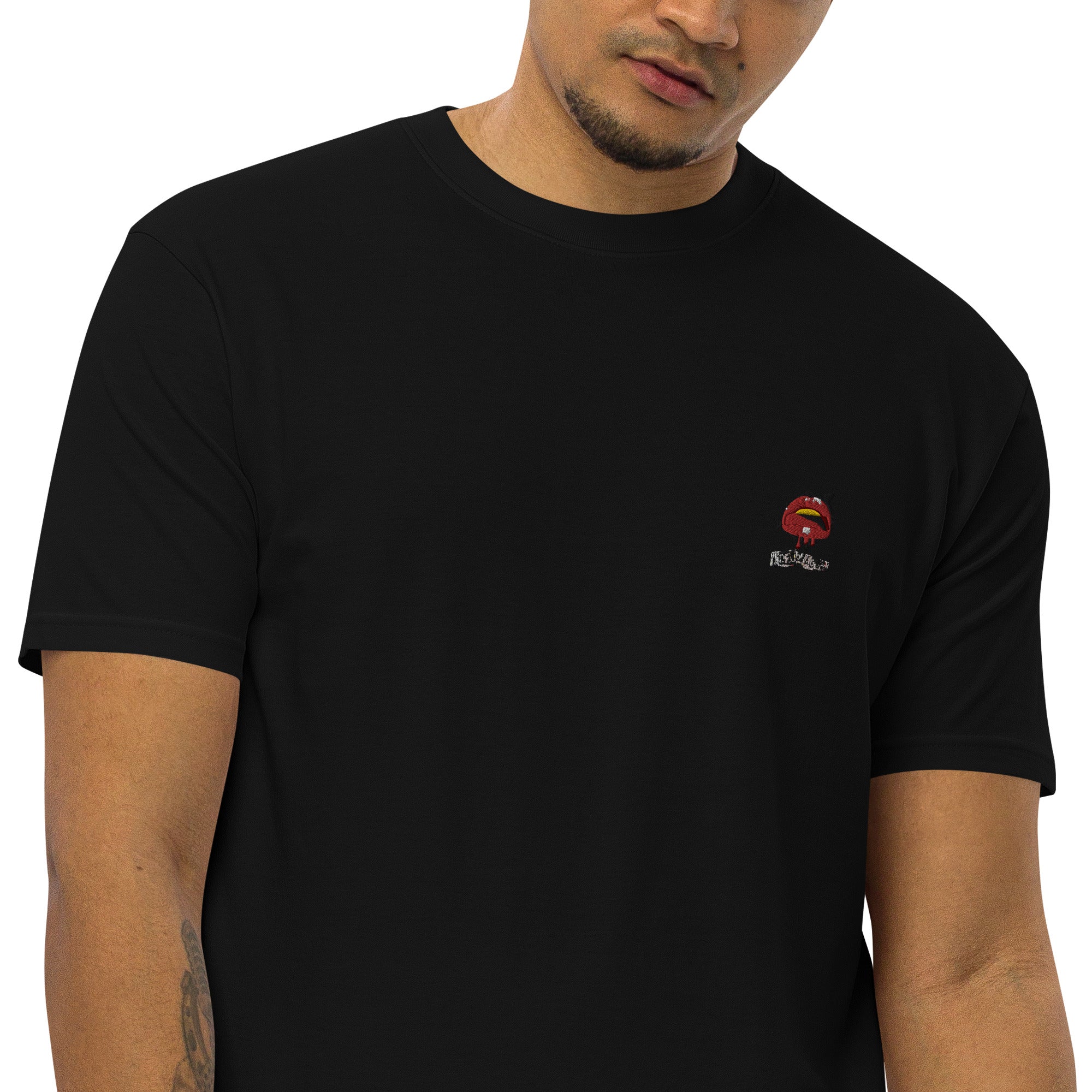 Full Logo Men’s premium heavyweight tee