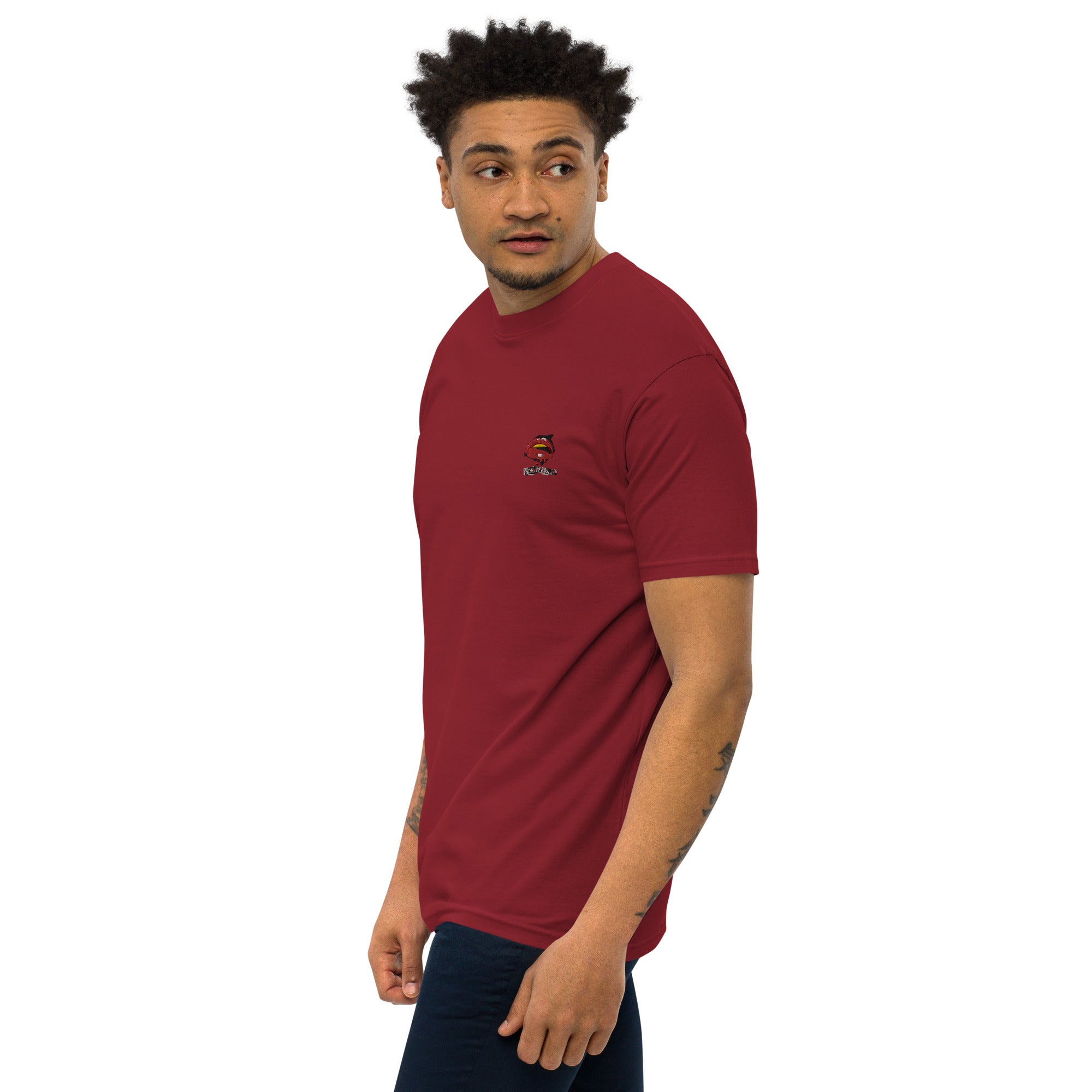 Full Logo Men’s premium heavyweight tee