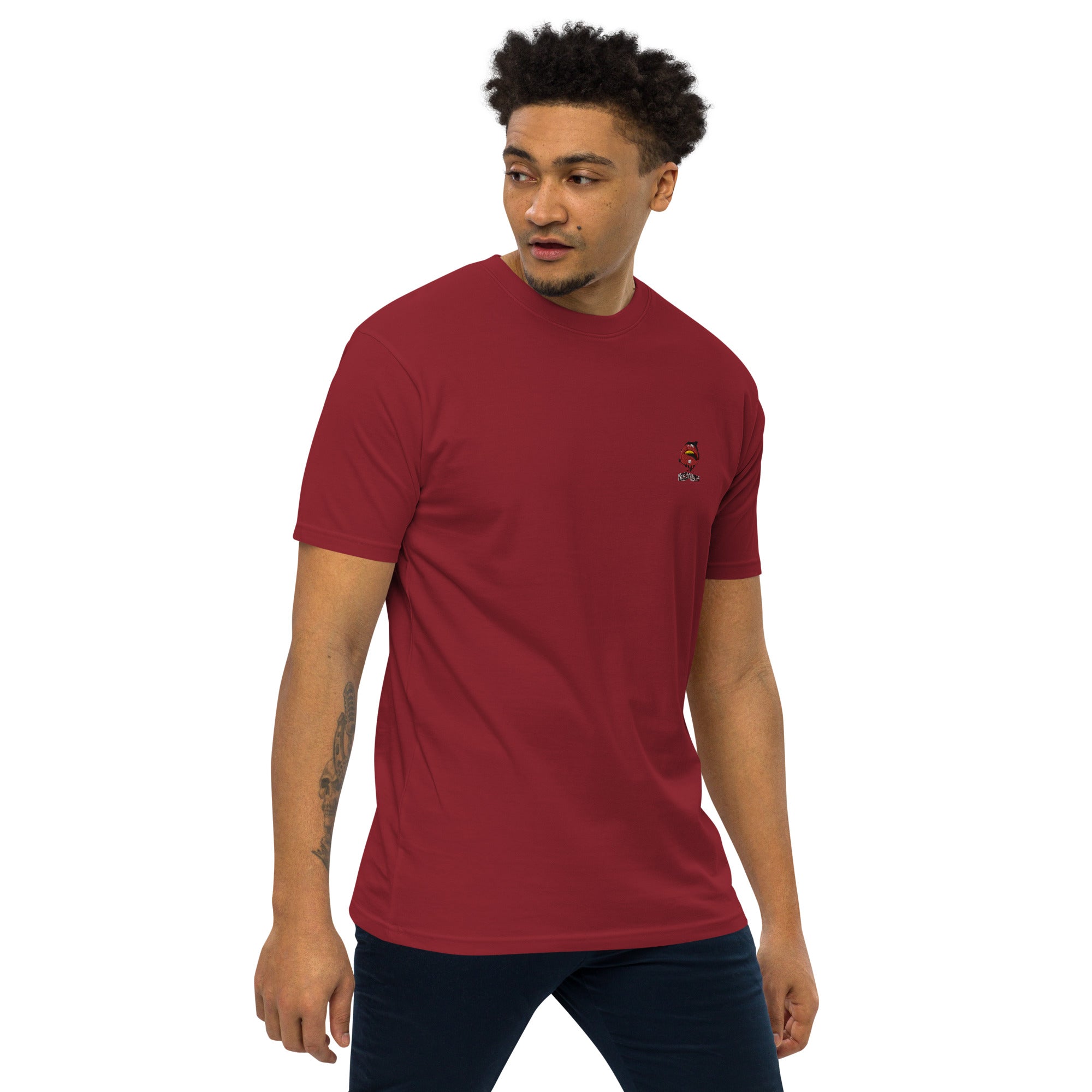 Full Logo Men’s premium heavyweight tee