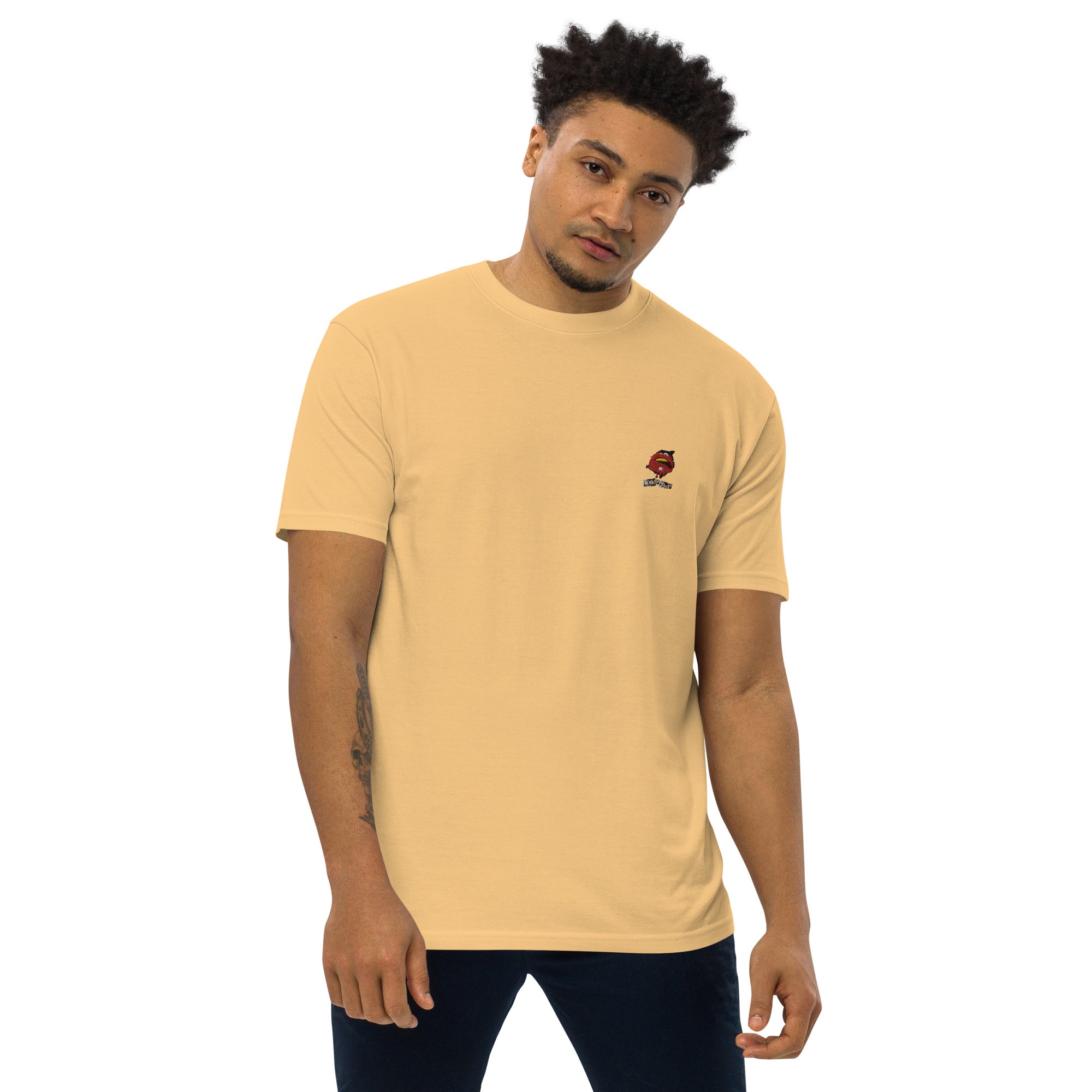 Full Logo Men’s premium heavyweight tee