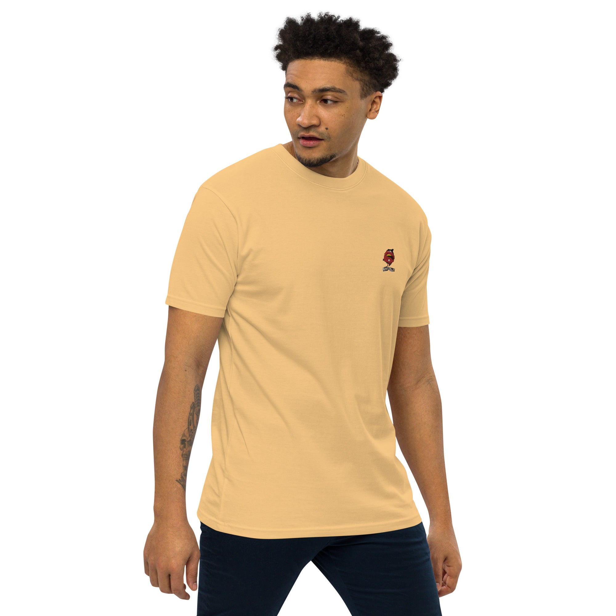 Full Logo Men’s premium heavyweight tee